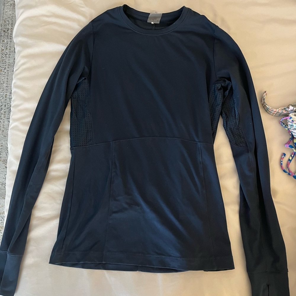 Navy Calia long sleeve top